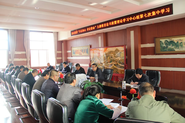 隴運(yùn)集團(tuán)公司黨委召開(kāi)“不忘初心、牢記使命”主題教育讀書(shū)班暨理論學(xué)習(xí)中心組第七次集中學(xué)習(xí)（擴(kuò)大）會(huì)議